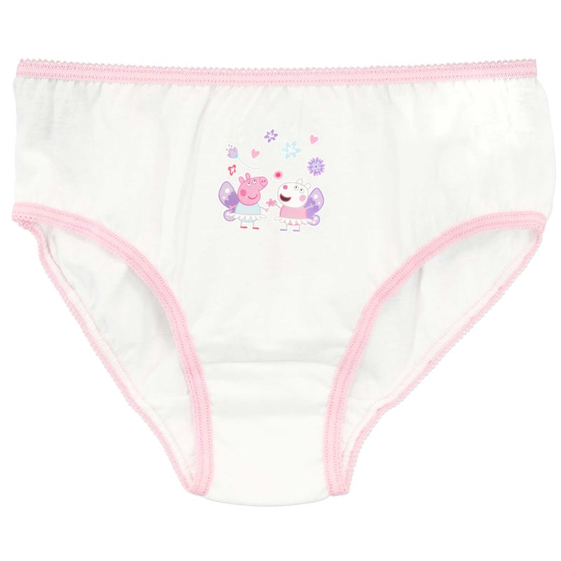 Peppa Pig Girls Underwear Pack of 5 Multicolor Size 4 - Image 3